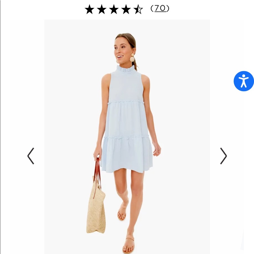 Tuckernuck Blue Lightweight Gauze Morgan Dress